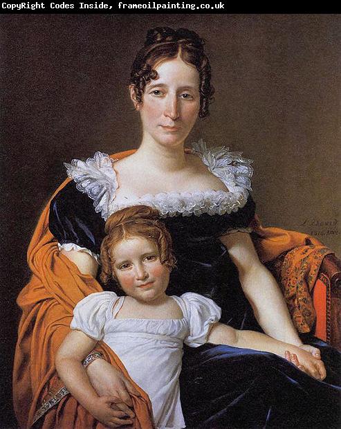 Jacques-Louis David Portrait of the Countess Vilain XIIII and her Daughter Louise